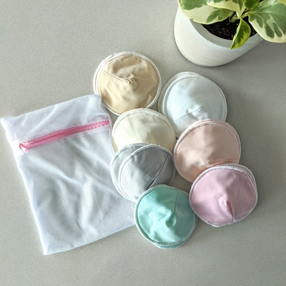 Organic Bamboo Nursing pads & washing bag